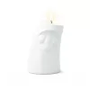 FIFTYEIGHT PRODUCTS Kerzenschmusie VERSCHMUST Portacandele grande bianco
