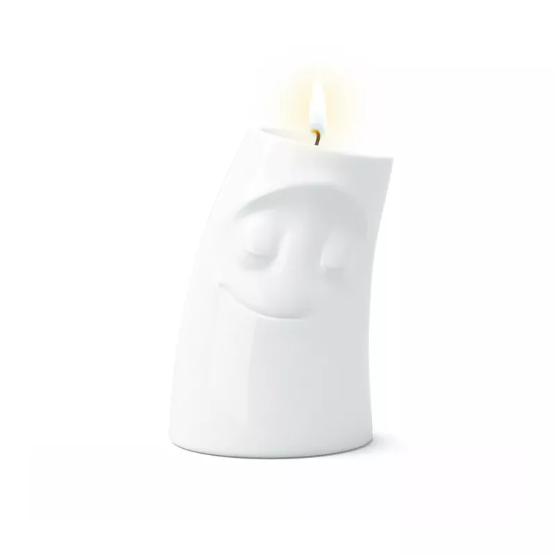 FIFTYEIGHT PRODUCTS Kerzenschmusie VERSCHMUST Portacandele grande bianco