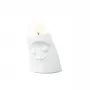 FIFTYEIGHT PRODUCTS FIFTYEIGHT Candle Snuggle CUDDLY piccolo portacandela bianco
