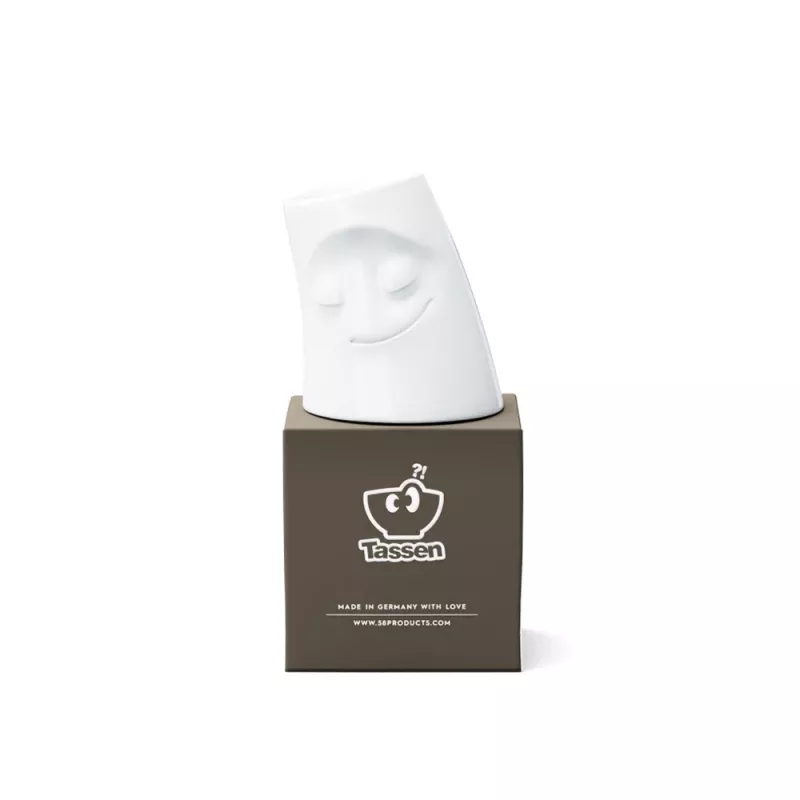FIFTYEIGHT PRODUCTS FIFTYEIGHT Candle Snuggle CUDDLY piccolo portacandela bianco