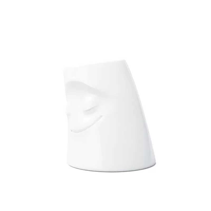 FIFTYEIGHT PRODUCTS FIFTYEIGHT Candle Snuggle CUDDLY piccolo portacandela bianco