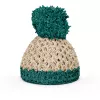 FIFTYEIGHT PRODUCTS Portauovo Beanie avorio/smeraldo