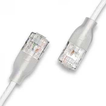 WANTEC cavo patch UTP CAT6a eGlow 2,0m bianco (7406)