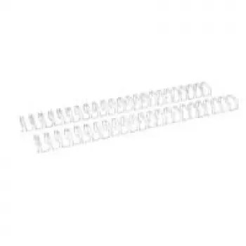 LMG Signaltechnologie 100 pettini per rilegatura a filo argento per 65 fogli (34RM95-SV)