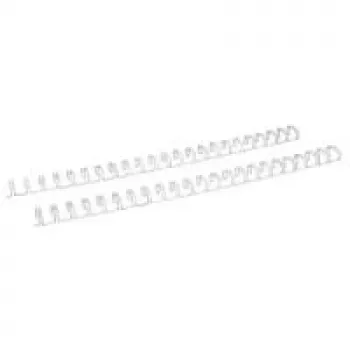 LMG Signaltechnologie 100 pettini per rilegatura a filo bianco per 65 fogli (34RM95-WS)