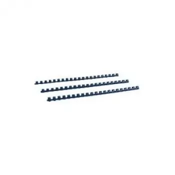 LMG pettine per rilegatura in plastica 12 mm blu (BRP120-BL) - 100 pezzi
