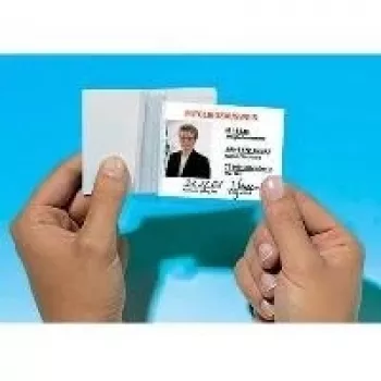 LMG Signaltechnologie 100 pellicole per plastificazione a freddo lucide per formato piccolo 64x86 mm