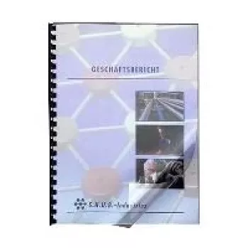 LMG Signaltechnologie 100 copertine trasparenti premium per cartelle rilegate A4 (UMT020T)