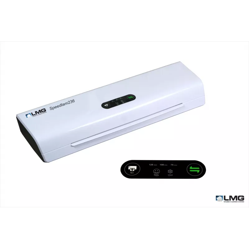 LMG Signal Technology Speedlam 236 plastificatrice A4+ caldo e freddo 4 rulli