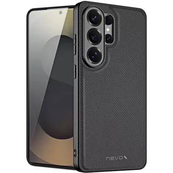 Nevox StyleShell NYLO Back Cover per Samsung Galaxy S26 Ultra, nero