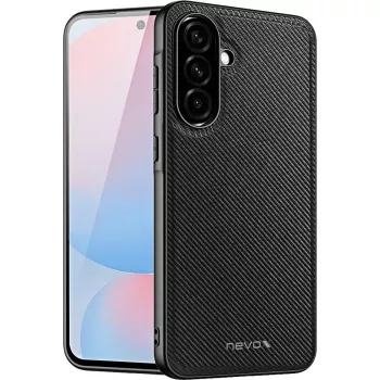 Nevox StyleShell NYLO Custodia per Samsung Galaxy A57 5G, nero (2606)