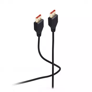 SHIVERPEAKS Flexline cavo DisplayPort 1.4, connettore maschio su connettore maschio, UHD 8K, extra sottile, nero, 1,0 m (FL31-69025)