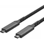 ShiverPeaks Flexline cavo USB-C su USB-C, USB 3.2 Gen 2, 100W PD, treccia in nylon, 2 m (FL31-75007)