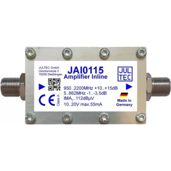 JULTEC amplificatore in linea SAT JAI0115 15dB alimentato a distanza