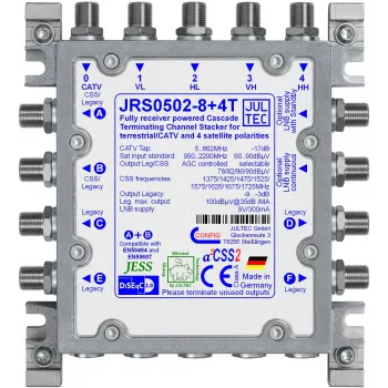 Jultec JRS0502-8+4T convertitore a cavo singolo