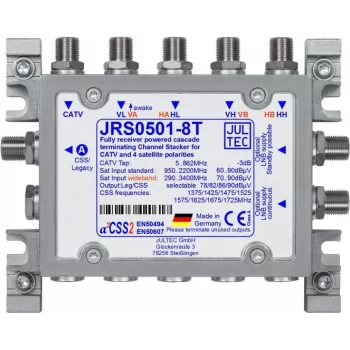 JULTEC JRS0501-8T multiswitch a 8 vie per TV satellitare e terrestre