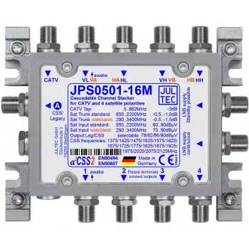 JULTEC JPS0501-16M convertitore a cavo singolo Unicable II 1/16 UB