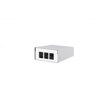 Metz Connect alloggiamento AP Keystone 3 porte bianco puro, senza copertura