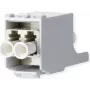 METZ CONNECT modulo LC duplex multimodale OpDAT, ferula in ceramica, beige