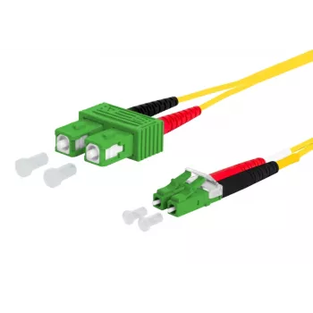 METZ CONNECT OpDAT cavo patch SC-D APC/LC-D APC OS2 1,0 m - fibra singlemode
