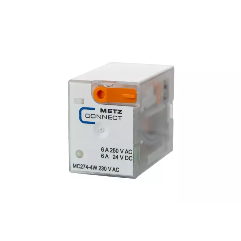 METZ CONNECT relè 274 230VAC 4PDT LED relè industriale plug-in 110017051407