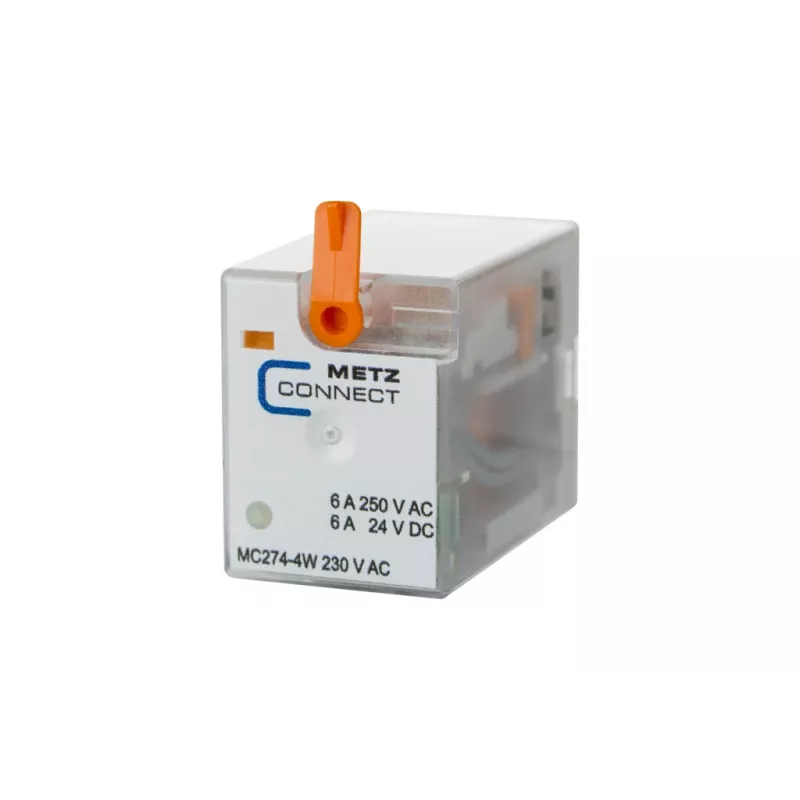 METZ CONNECT relè 274 230VAC 4PDT LED relè industriale plug-in 110017051407
