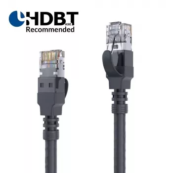 PureLink AVIT Media Series cavo patch CAT 6a SFTP RJ-45 (M) a RJ-45 (M) 25 m nero LSZH