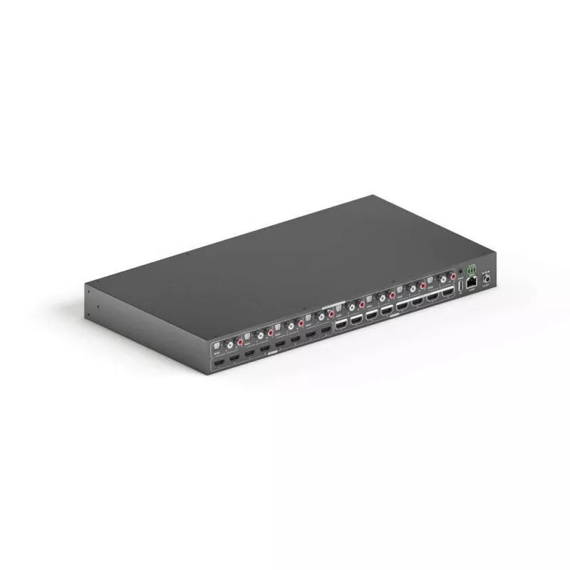 PureLink PureTools PT-MA-HD88DA - matrice HDMI 8x8, 4K@60Hz, HDCP 2.2, 18 Gbps, audio de-embedding, montaggio a rack