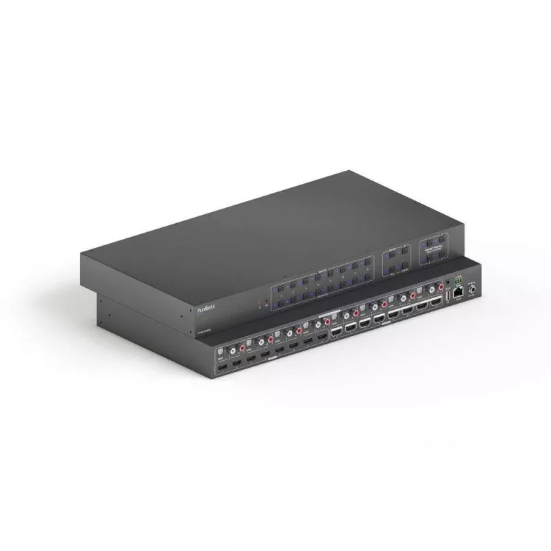 PureLink PureTools PT-MA-HD88DA - matrice HDMI 8x8, 4K@60Hz, HDCP 2.2, 18 Gbps, audio de-embedding, montaggio a rack