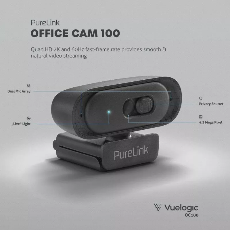 PureLink webcam per home office, live streaming e didattica a distanza (VL-OC100)