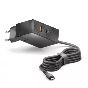 PURELINK Vuelogic caricabatterie USB-C/USB-A GaN 3 porte 100W PD nero