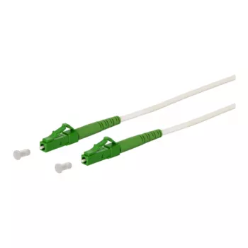 METZ CONNECT OpDAT cavo patch in fibra ottica LC APC a LC APC monomodale OS2 3 m bianco