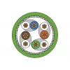 METZ CONNECT cavo patch M12 codifica X 1 m Cat.6A S/FTP PUR verde 142M2X1A010