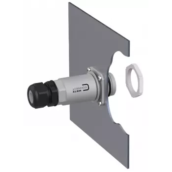 METZ CONNECT MCO IP69k set custodia morsettiera di protezione per applicazioni esterne, passaggio a parete/custodia, 14040100-E