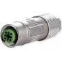 METZ CONNECT connettore femmina M12 codifica D IP67 assemblabile in campo (MMF881A115)