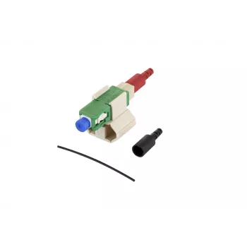 METZ CONNECT 1509QAEA0010-E SC OS2 connettore a montaggio rapido singlemode verde 10 pezzi
