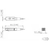 METZ CONNECT 1509QAEA0010-E SC OS2 connettore a montaggio rapido singlemode verde 10 pezzi