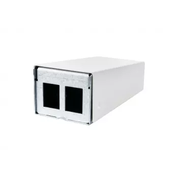 METZ CONNECT 130861-0202KE presa a parete in fibra ottica LC duplex OM4 2 porte bianco