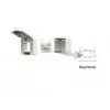 METZ CONNECT 1309470002KI scatola a parete per modulo IP44 con coperchio a ribalta e serratura, 2 inserti modulo, grigio chiaro (RAL 7035)