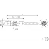 METZ CONNECT Cavo di rete 8 pin M12