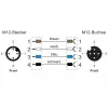 METZ CONNECT Cavo di rete M12 (4 pin)