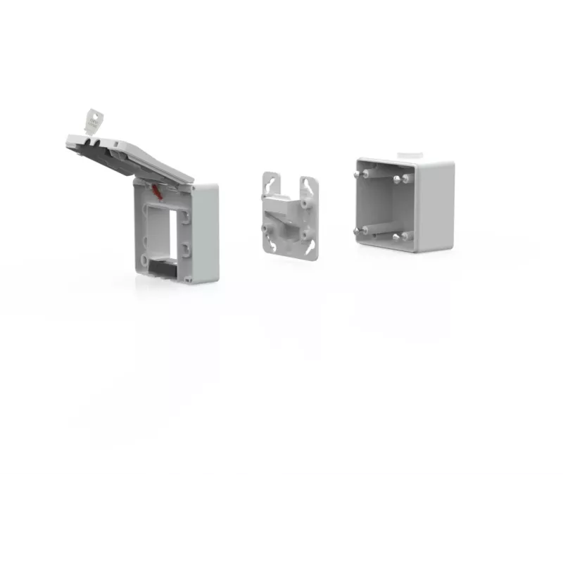 METZ CONNECT scatola a parete IP44 grigio per modulo Keystone 1309470003KI