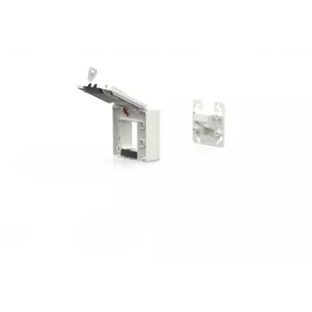 METZ CONNECT 1309471002KI scatola da incasso con coperchio a ribalta e serratura, bianco puro