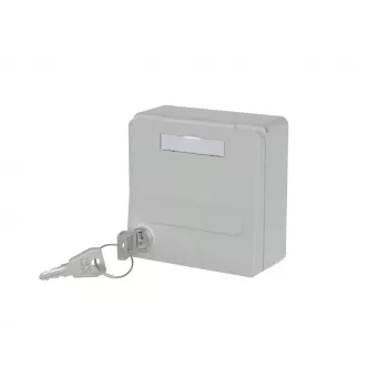 METZ CONNECT 1309471003KI scatola da incasso per modulo con coperchio a ribalta e serratura grigio (1309471003KI)