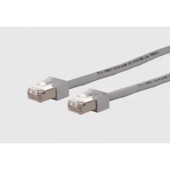 METZ CONNECT cavo patch Cat.6 Ultraflex500 VoIP AWG 26 10,0 m grigio