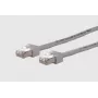 METZ CONNECT cavo patch Cat.6 Ultraflex500 VoIP AWG 26 10,0 m grigio
