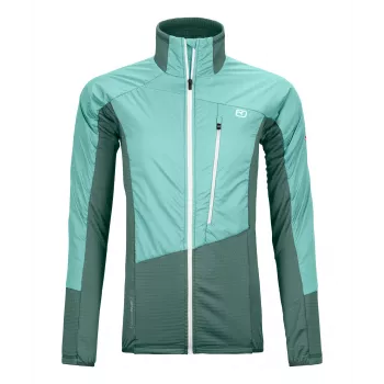 Ortovox Westalpen Swisswool Hybrid Jacket - Dark Arctic Grey - donna M