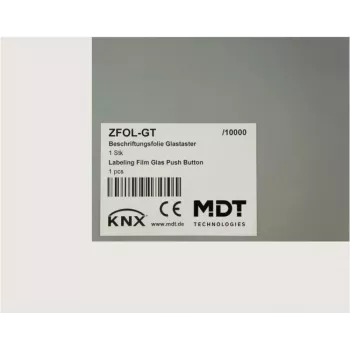 MDT pellicola adesiva per Glass Push-button Plus ZFOL-GT