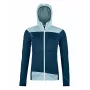 Ortovox Fleece Light Hoody donna - Deep Ocean