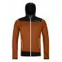 Ortovox Fleece Light felpa con cappuccio - Bristle Brown